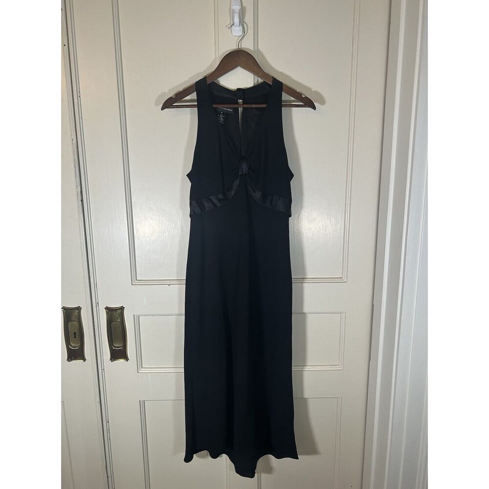 Jones New York Baby Doll Halter Cocktail Dress Womens Size 10 Black Event